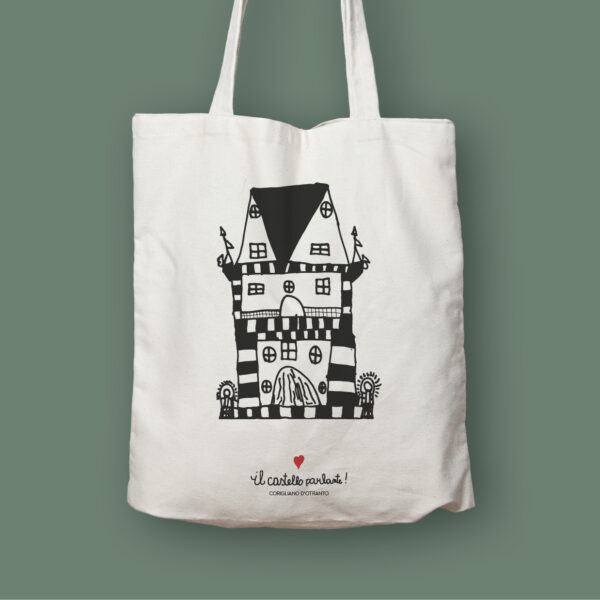 Bag con grafica de Il castello Parlante
