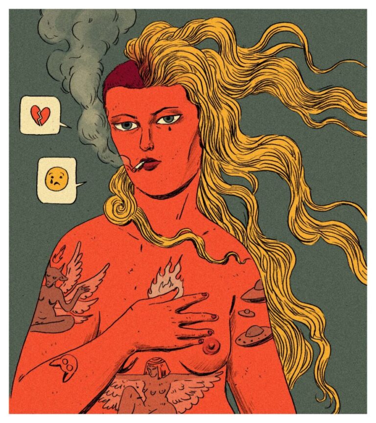 illustrazione di un corpo queer